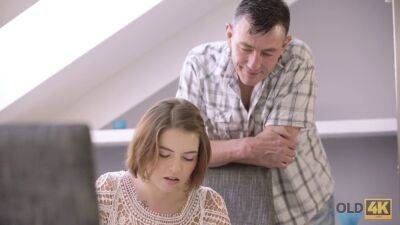 Old male and young colleen have dirty fun - sexu.com