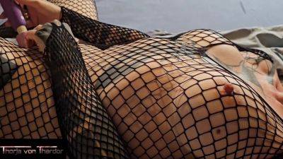 Fishnet Milf Gets Facefucked Before Huge Cumshot - In Vienna - hclips.com - Austria