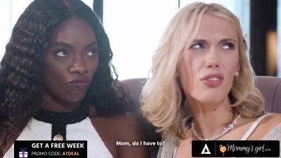 MOMMY'S GIRL - Upset Stepmom Teams Up With Her MILF Rival Ana Foxxx To Fuck Her Naughty Stepdaughter - hotmovs.com