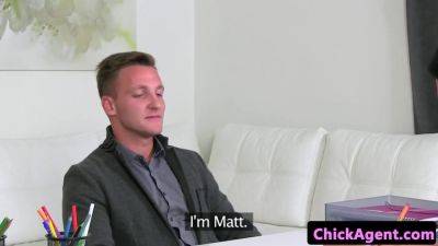 Stockinged Casting Milf Fucks During Audition - hclips.com