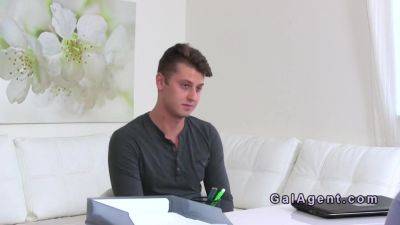 Handsome Model Finished His Casting With Fucking - hclips.com