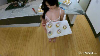 Tight Asian Pussy Left Leaking In Creampie Cum - hotmovs.com - Usa