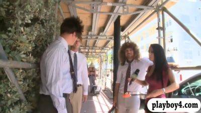 Random Women Get Payed For Making Cocks Hard As Rock - videomanysex.com