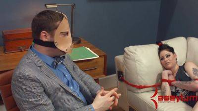 Dirt covered sub chick is rammed up her tight ass - hotmovs.com