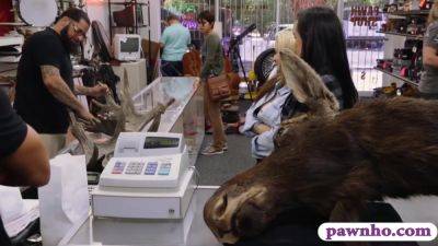 Couple Lesbians Pounded By Pawn Keeper - hclips.com