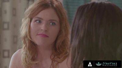 NURU MASSAGE - REDHEAD MASSEUSES ARE NAUGHTY COMPILATION! BIG TITS,THREESOME, DEEPTHROAT AND MORE! - hotmovs.com