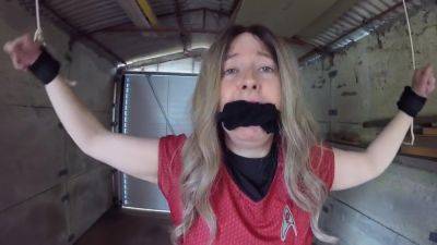 Star Trek Cosplay Tied Up Bondage In The Garage - hclips.com - Britain