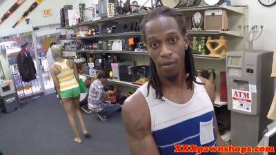 Tattooed Pawnee Amateur Plowed In Pawnshop - hclips.com