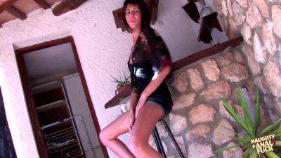 The Desire Was Too Great To Ignore So The Brunette Engaged In Anal Sexual Intercourse With A Stranger - hotmovs.com