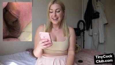 SPH solo amateur British babe talks dirty about small dicks - hotmovs.com - Britain