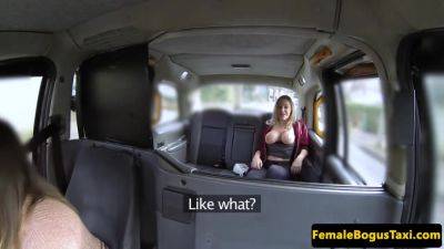 Lesbian Lady Taxi Driver Gets Pussy Eaten - videomanysex.com