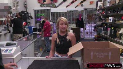 Gorgeous And Blonde Woman Walks In To Sell Puppies And - hotmovs.com
