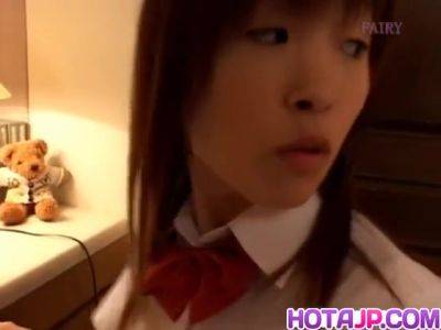 Sucks Boner And Is Drilled Under Short Sk With Hina Otosaki - hotmovs.com - Japan