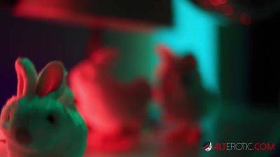 Bunny - Tattooed babe Kennedy Rose is a surreal bunny - hotmovs.com