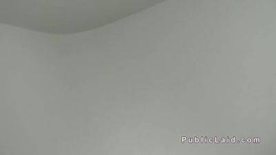 Blonde Russian Fucks In Staircase - videomanysex.com - Russia