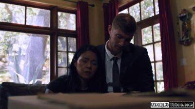 Mature asian stepmom and stepson having sex to handle grief - hotmovs.com