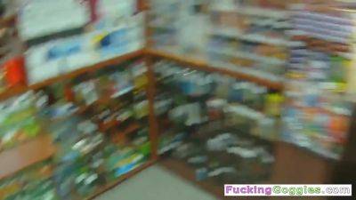 Slavic Brunette Gets Cozy In A Bathroom - hclips.com