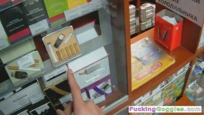 Slavic Brunette Gets Cozy In A Bathroom - hclips.com