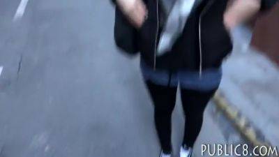 Euro Girl Flashes Her Big Tits And Boned For Some Cash - hclips.com