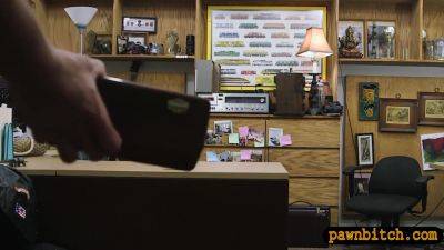 Woman With Glasses Nailed By Pawn Keeper In His Office - hclips.com