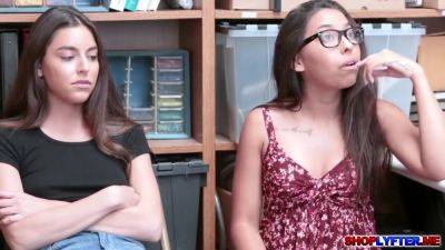 Shoplifters Arielle And Jasmine Fucked By A Cop - hotmovs.com