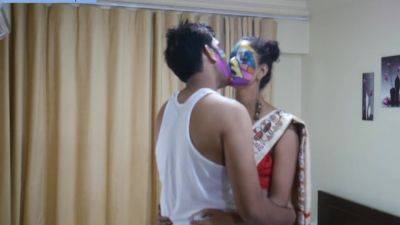 Artist Bhabhi In Saree With Bhai Exploring New Way Of Love Making - hclips.com - India