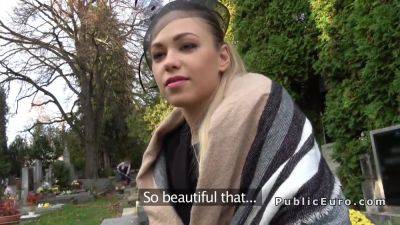 Blonde Widow Bangs Huge Dick In Car - videomanysex.com