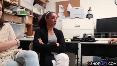 Teen Thief And Her Angy Mom Got Fucked In A Threesome - videomanysex.com