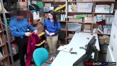 Tiny Teen Thief Gets Busted And Banged By A Officer - videomanysex.com