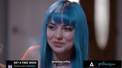 Jewelz Blu - GIRLSWAY - Cuckold Gizelle Blanco Enjoys Watching Hot Girlfriend Jewelz Blu Cheat With Kenna James - txxx.com