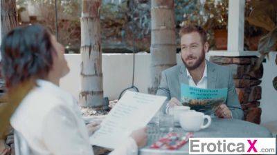 Brunette Beauty Made Love To By Stranger - hotmovs.com