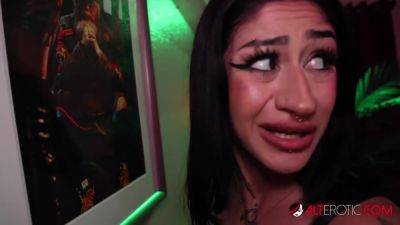 Luna - Tattooed hottie Luna Baby gets wrecked by a BBC - hotmovs.com