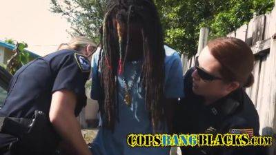 Horny Rastaman Creampied Hot Police Milfs - videomanysex.com