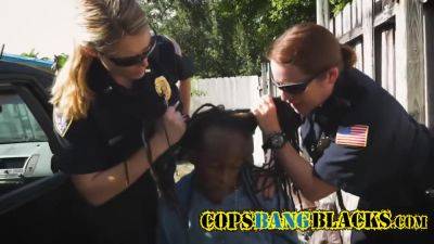 Horny Rastaman Creampied Hot Police Milfs - videomanysex.com