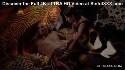 Anna De-Ville - Lucette Nice - Get a taste of the ultimate broken marriage with these big-titted MILFs in a passionate threesome! - sexu.com