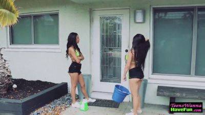 Real party girls suck and fuck hard in front of their models - sexu.com