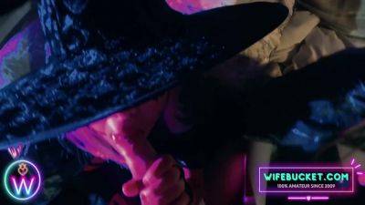 Wife Porn By My Wife And Her Sister Surprised Me For Halloween - hclips.com