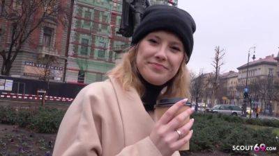 Casey Grace - Slim College Girl Casey Tricked To Fuck At Pick Up Street Casting - upornia.com