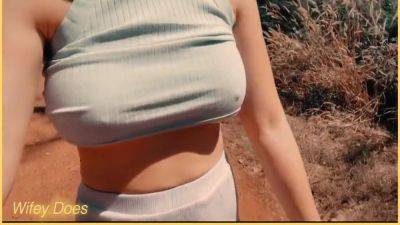 Wifey Flashes Her Pussy In An Exhibitionist Dream - hclips.com - Australia