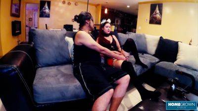 Violet Spice In Redhead Comes For Another Round Of Hard Sex - hclips.com