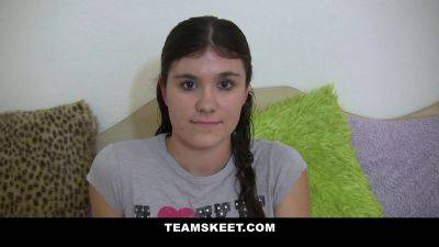 Krista's first time sucking and fucking in a POV bareback frenzy - sexu.com