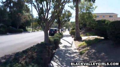 Ashley Aleigh - Ashley Aleigh's tight pussy is on full display as she strips & takes on a hung stud - sexu.com