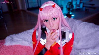 Alice Bong - Asuka Develops Her Hole Solo Part 1 - hclips.com