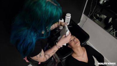 Mandy Waters - Mandy Waters In Horny Hairdresser Seduces Boyfriend - upornia.com