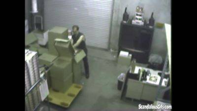 Hot Blonde Fucking Hardcore in warehouse - hotmovs.com