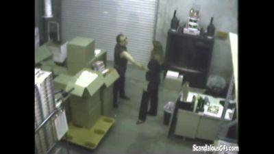 Hot Blonde Fucking Hardcore in warehouse - hotmovs.com