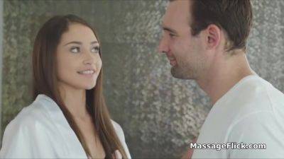 3some Blowjobs Massage In The Parlor Shower - videomanysex.com