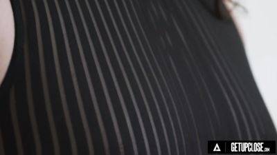 UP CLOSE - Natural Tits Victoria Voxxx Wants To Be SPANKED & FUCKED HARD By Her Seductive Lover - hotmovs.com