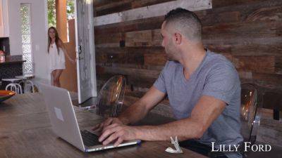 Watch Lilly Ford and Damon's new girlfriend take turns on a big cock Gene - sexu.com