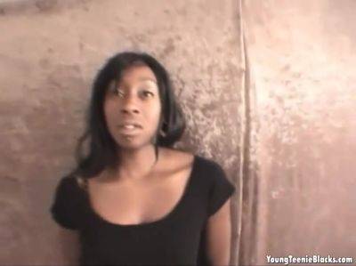 Pierced nippled ebony teen hottie - hotmovs.com